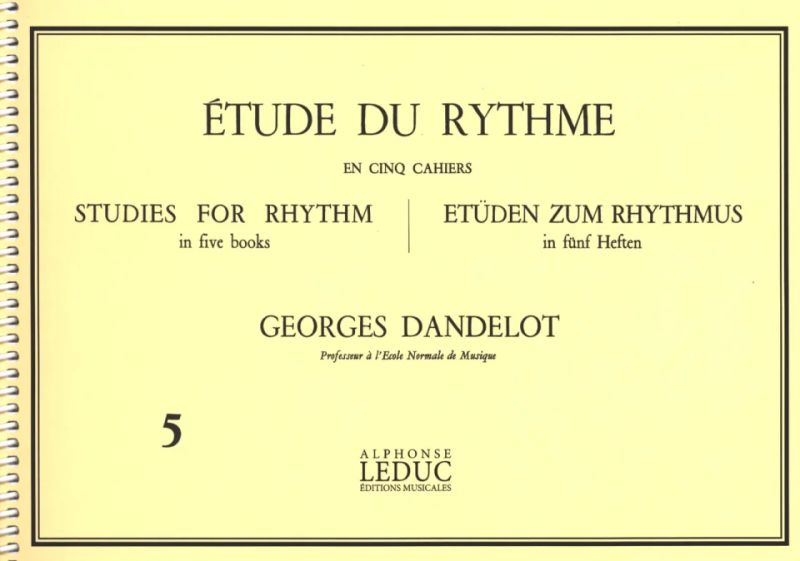 Georges Dandelot - Etüden zum Rhythmus 5