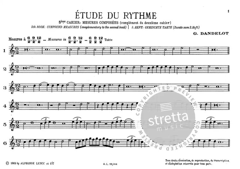 Georges Dandelot - Studies for Rhythm 5 (1)