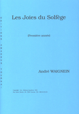 André Waignein: Les Joies du solfège 1
