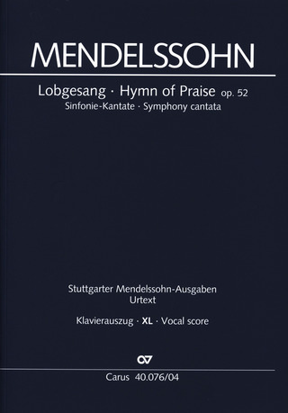 Felix Mendelssohn Bartholdy - Hymn of praise op. 52