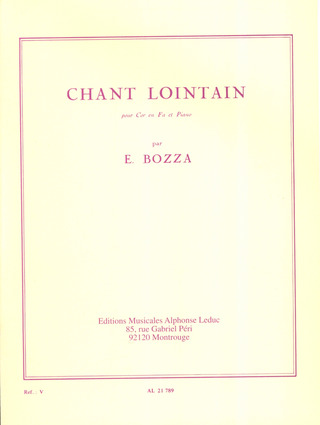Eugène Bozza - Chant Lointain