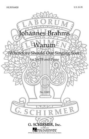Johannes Brahms - Warum