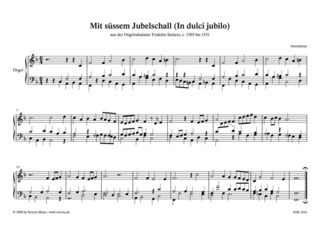 Anonymus - Mit süssem Jubelschall (In dulci jubilo)