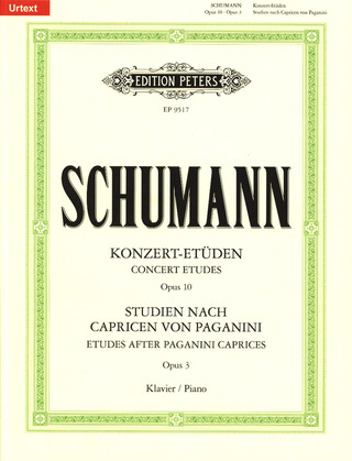Robert Schumann - Konzertetüden op. 10 / Studien op. 3