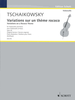 Pyotr Ilyich Tchaikovsky - Variationen über ein Rokoko-Thema op. 33