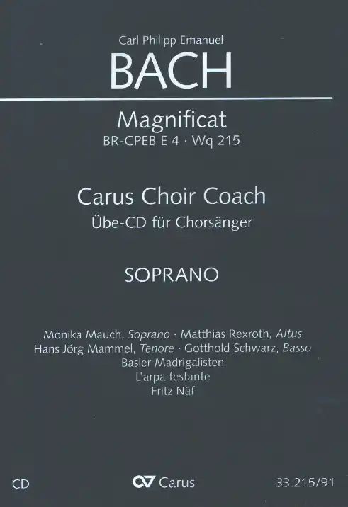 Carl Philipp Emanuel Bach - Magnificat BR-CPEB E 4, Wq 215