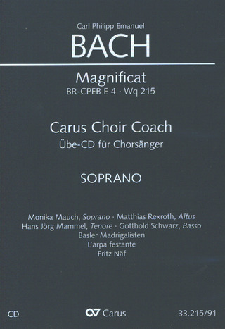 Carl Philipp Emanuel Bach - Magnificat BR-CPEB E 4, Wq 215