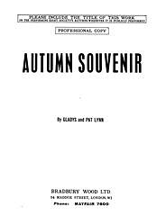 Pat Lynn, Gladys Lynn, Glen Mason - Autumn Souvenir