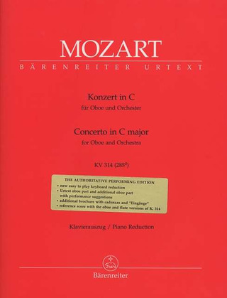 Wolfgang Amadeus Mozart - Konzert für Oboe und Orchester C-Dur KV 314 (285d)