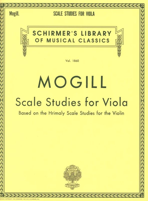 Leonard Mogill - Scale Studies for Viola
