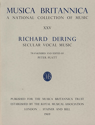 Richard Dering - Secular Vocal Music