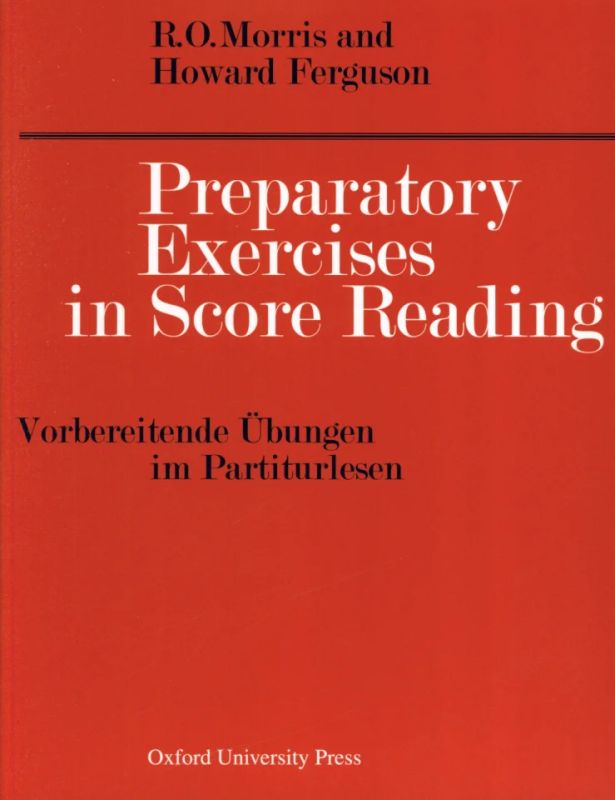 Reginald Owen Morrisy otros. - Preparatory Exercises in Score Reading