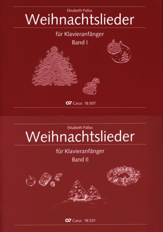 Elisabeth Pallas - Weihnachtslieder für Klavieranfänger I und II