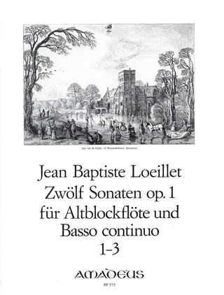 Jean-Baptiste Loeillet de Gant - 12 Sonatas op. 1/1-3