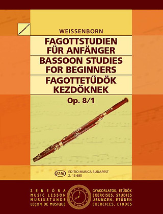 Julius Weissenborn - Fagottstudien für Anfänger 1 op. 8/1