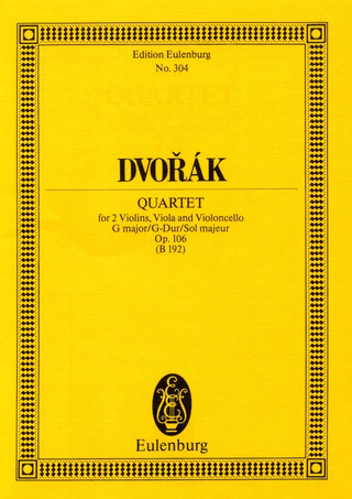 Antonín Dvořák - Streichquartett  G-Dur op. 106 B 192