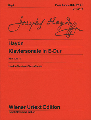 Joseph Haydn - Sonate E-Dur Hob. XVI:31