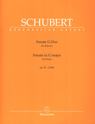 Franz Schubert - Sonate G-Dur op. 78 D 894