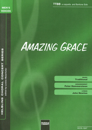 Amazing Grace TTBB a cappella und Bariton-Solo