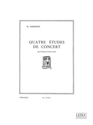 Marius Constant - Marius Constant: 4 Etudes de Concert