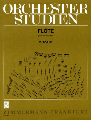 Wolfgang Amadeus Mozart - Orchesterstudien Flöte/Flute