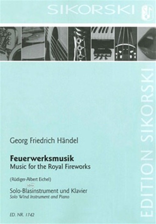 Georg Friedrich Händel: Feuerwerksmusik für Solo-Blasinstrument und Klavier