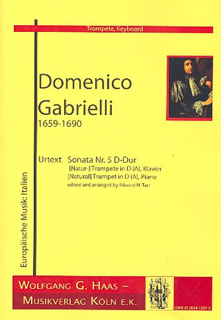 Domenico Gabrielli - Sonata 5 D-Dur - Trp Str Bc