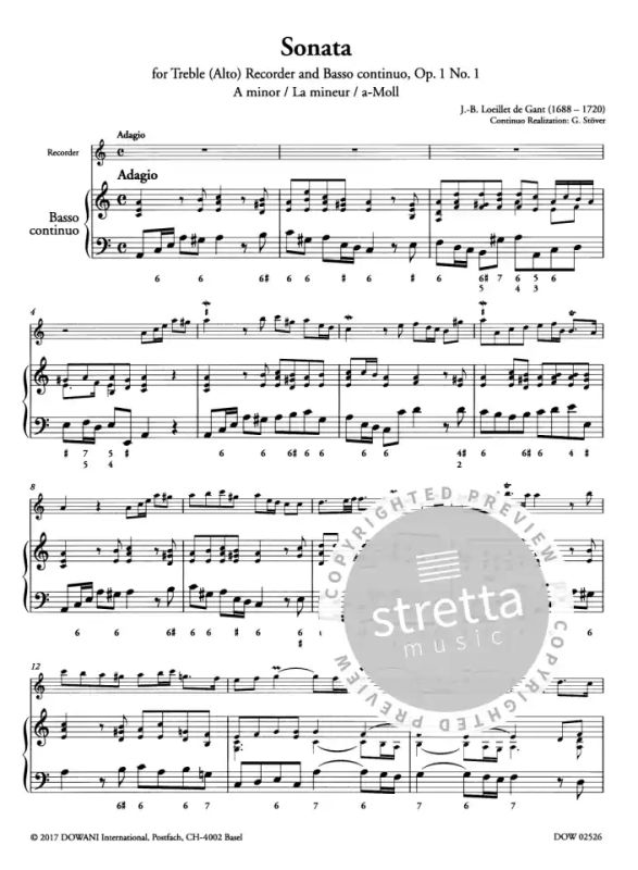 Jean-Baptiste Loeillet - Sonate a-Moll op.1,1 (2)