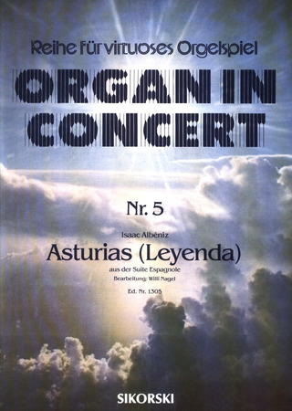 Isaac Albéniz - Asturias (Leyenda) aus der Suite Espagnole für elektronische Orgel