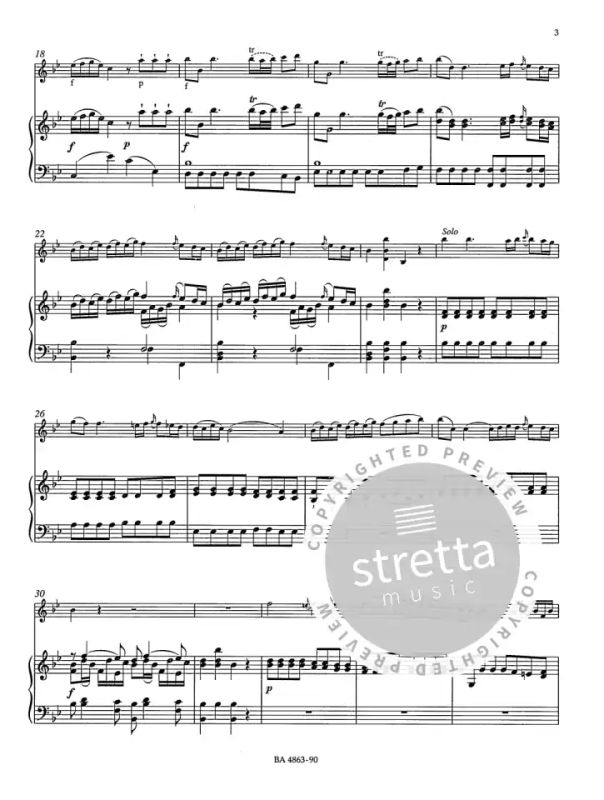 Wolfgang Amadeus Mozart - Konzert für Violine und Orchester Nr. 1 B-Dur KV 207 (2)