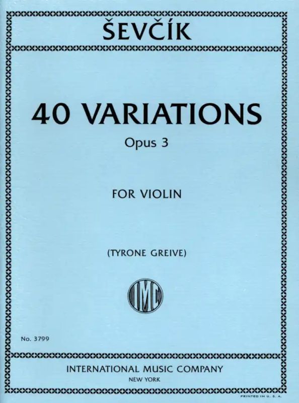 Otakar Ševčík - 40 Variations
