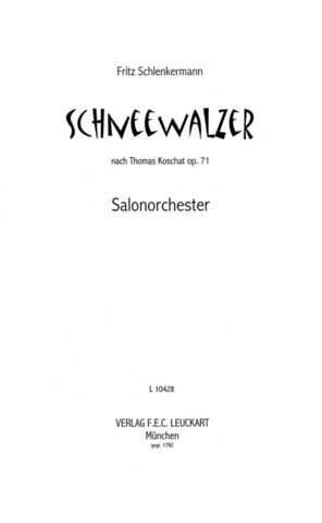 Thomas Koschat - Schneewalzer