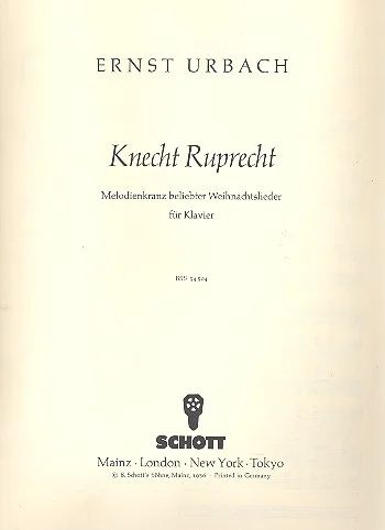 Ernst Urbach - Knecht Ruprecht