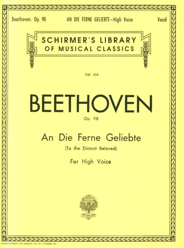 Ludwig van Beethoven - An Die Ferne Geliebte