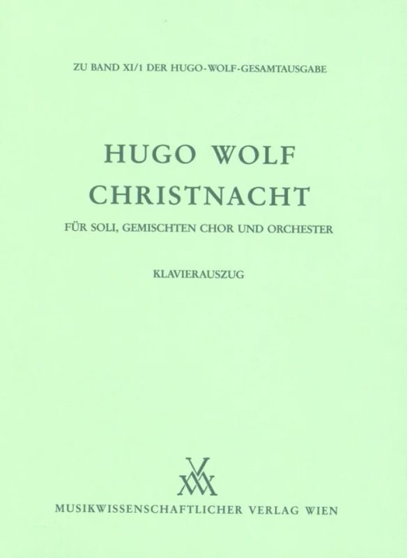 Hugo Wolf - Christnacht