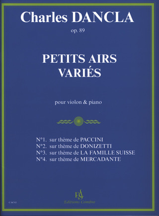Charles Dancla - Petits airs variés op. 89