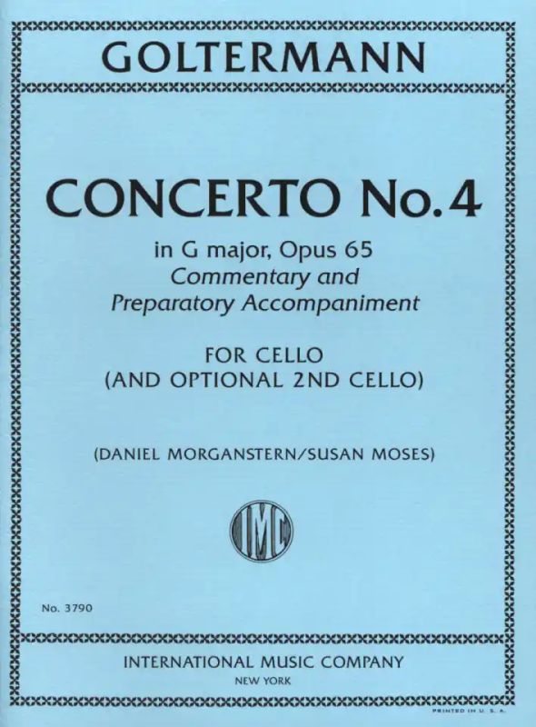 Georg Goltermann - Concerto No. 4