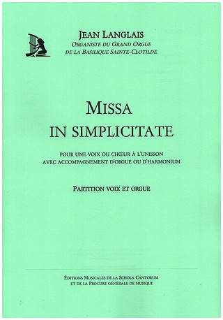 Jean Langlais - Missa in simplicitate