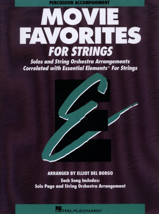 Movie Favorites for Strings - Percussion Accompaniment