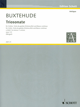 Dieterich Buxtehude: Triosonate in a-Moll op. 1/3