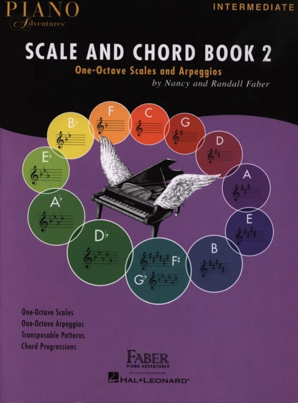 Piano Adventures Scale and Chord Book 2 One-Octave Scales and Chords 