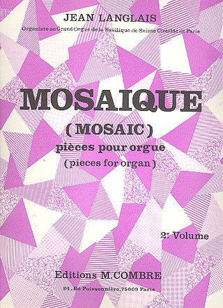 Jean Langlais - Mosaïque Vol.2 (5 pièces)