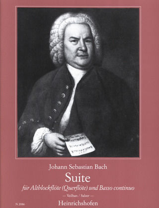 Johann Sebastian Bach - Suite für Altblockflöte (Querflöte) und Basso continuo BWV 997
