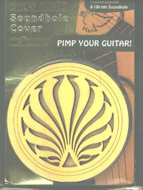 Soundhole Cover Sticky Tunes Fire