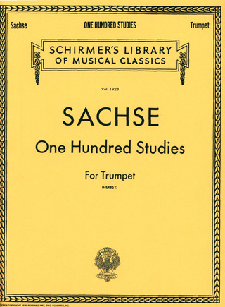 Ernst Sachse: 100 Studies For Trumpet