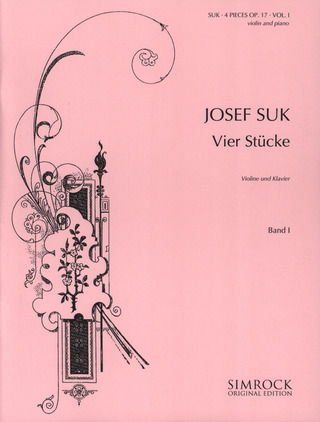 Josef Suk - Four Pieces 1 op. 17