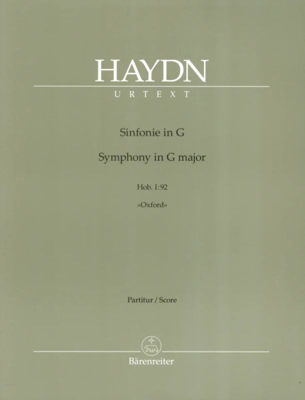 Joseph Haydn - Symphony in G major Hob. I:92 "Oxford"