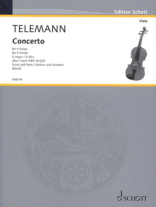 Georg Philipp Telemann - Concerto G-Dur