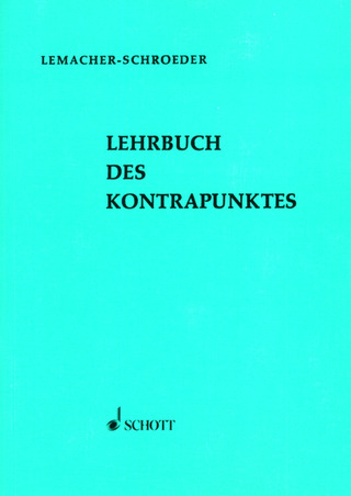Heinrich Lemacheret al. - Lehrbuch des Kontrapunktes