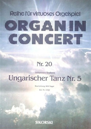 Johannes Brahms - Ungarischer Tanz Nr. 5 für elektronische Orgel